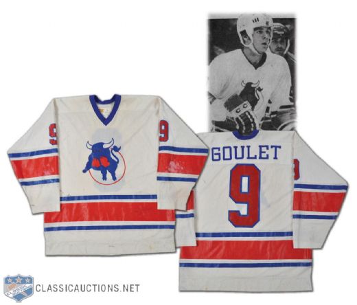 1978-79 Michel Goulet Game-Worn Birmingham Bulls Rookie Jersey