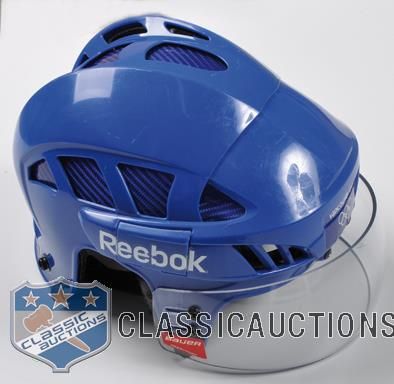 Lasse Kukkonen Team Finland 2010 Olympics Game-Worn Helmet