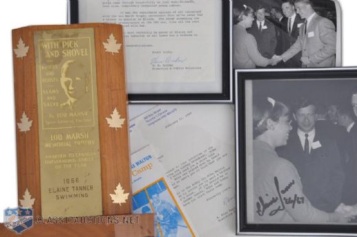 Elaine Tanners 1966 Lou Marsh Memorial Trophy Awarded to Canadas Outstanding Athlete of the Year