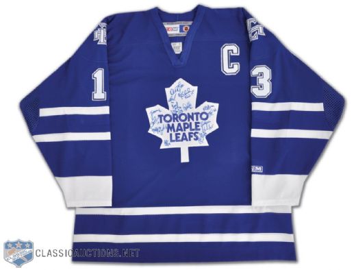 Toronto Maple Leafs 2005-06 Team-Autographed Jersey