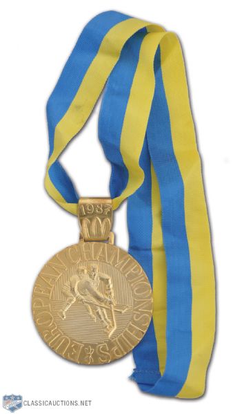 Soviet Union 1987 European World Championships Gold Medal - Vasily Pervukhin