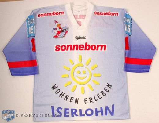 Iserlohner Roosters 1990s German League Game-Worn Jersey