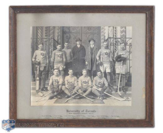 University of Toronto 1914-15 Senior Intercollegiate Champions Framed Team Photo with Harry Westerby