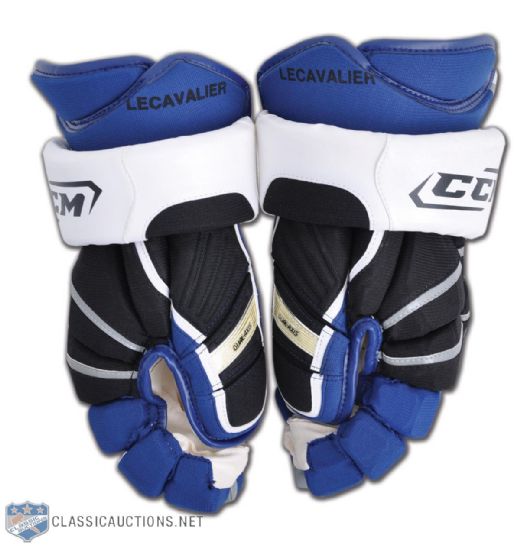 Vincent Lecavaliers Tampa Bay Lightning Game-Issued CCM Gloves