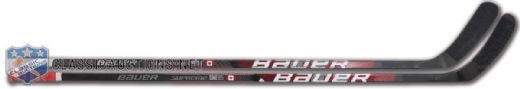 2009 Mike Richards and Jeff Carter Team Canada Game-Used Stick With LOA From Nicholson 
