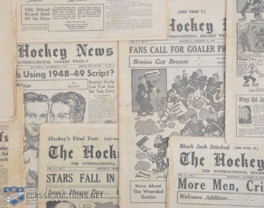 1949 & 1950 The Hockey News Collection of 20