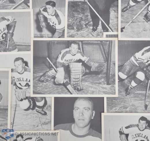Cleveland Barons 1952-53 AHL Players Team Picture Set of 14