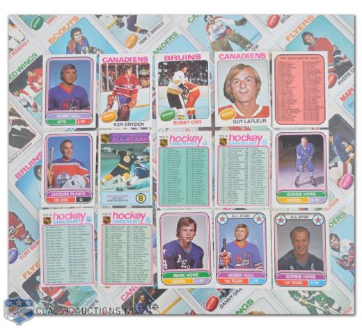 1975-76 O-Pee-Chee Complete 396-Card Set & Complete 132-Card WHA Set 