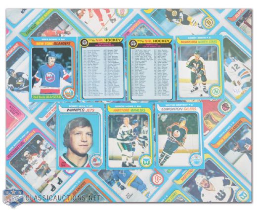 1979-80 O-Pee-Chee Complete 396-Card Set with Wayne Gretzky Rookie Card 