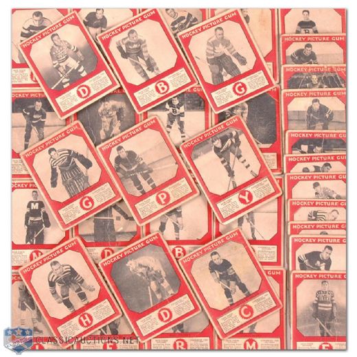 1933-34 Canadian Chewing Gum Card Lot of 37