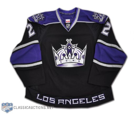 los angeles kings game worn jersey