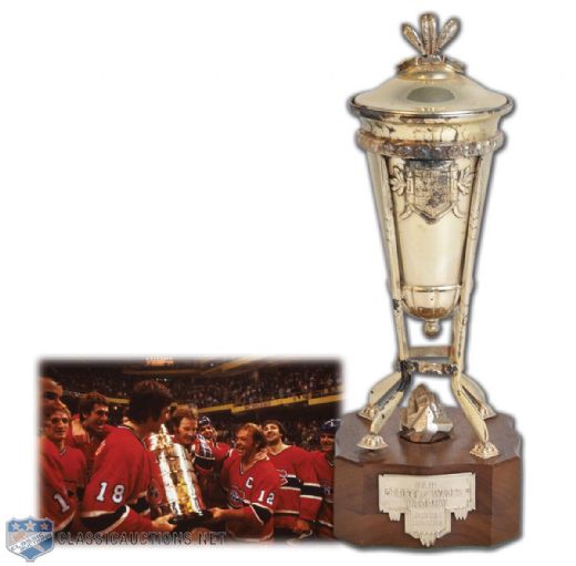 Jacques Lemaires 1975-76 Montreal Canadiens Prince of Wales Championship Trophy (13")