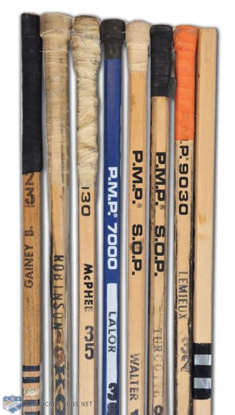 Montreal Canadiens 1985-86 Stanley Cup Champions Game-Used Stick Collection of 7