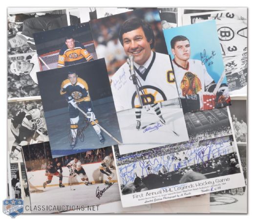 Boston Bruins Photo Collection of 140+ Featuring Signed and Team Photos