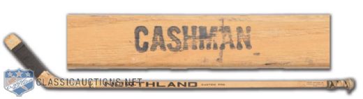 Wayne Cashmans Boston Bruins Northland Game-Used Stick