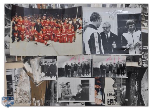 Anatoli Tarasovs Personal and Hockey Photo Collection of 350+