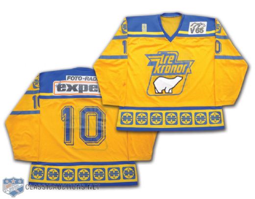 Ulf Isakssons Early-1980s Team Sweden Game-Worn Jersey