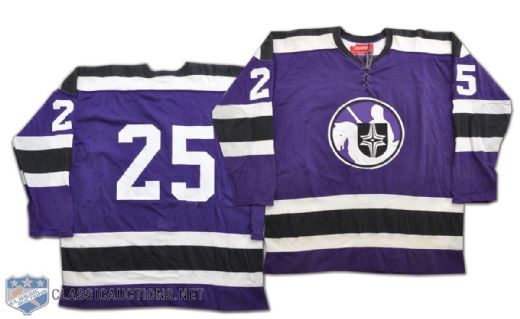 Cleveland Crusaders WHA 1973-74 #25 Game-Issued Jersey