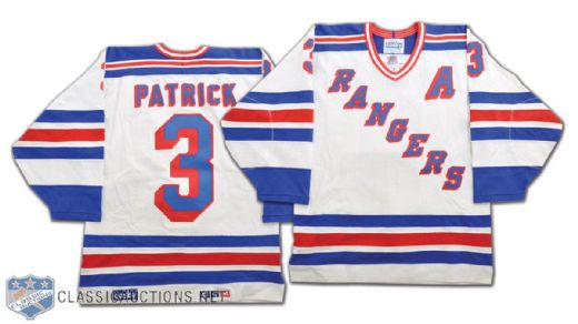 James Patricks 1987-88 New York Rangers Game-Worn Jersey