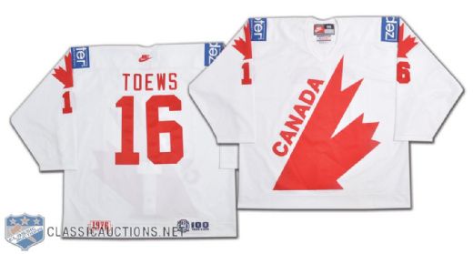 Jonathan Toews 2008 IIHF World Championships Team Canada "1976 Canada Cup" Retro Game-Worn Jersey