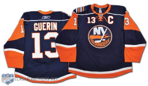 Bill Guerins 2008-09 New York Islanders Game-Worn Captain Jersey