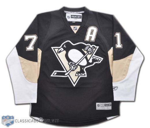 Evgeni Malkin Autographed Pittsburgh Penguins Jersey