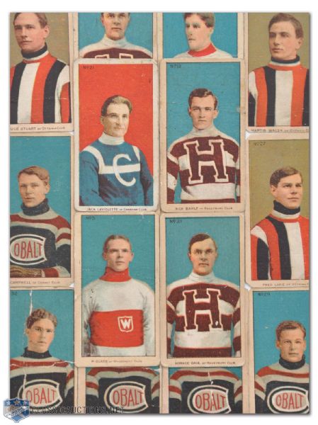 1910-11 Imperial Tobacco C56 Hockey Card Collection of 16