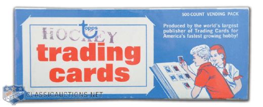 1971-72 Topps Hockey Card Vending Box