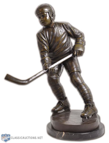 "Teenagers Hockey Dream" Large Bronze Statue (43")