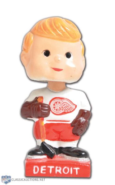 1961-63 Detroit Red Wings #2 Mini Nodder / Bobbing Head