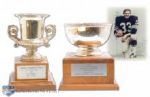 Bill Symons 1971 CFL All-Star Game Outstanding Player Trophy and All-Star Cup Trophy 