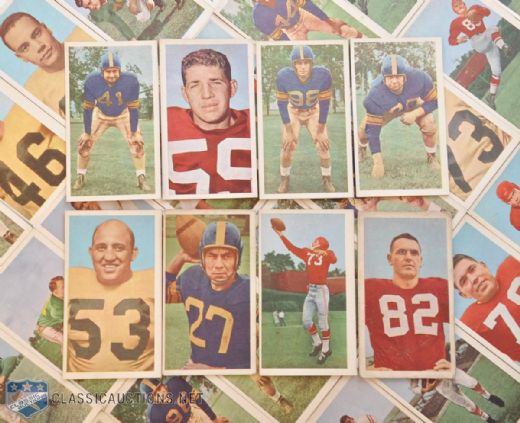 1954 Blue Ribbon CFL Card Collection of 41