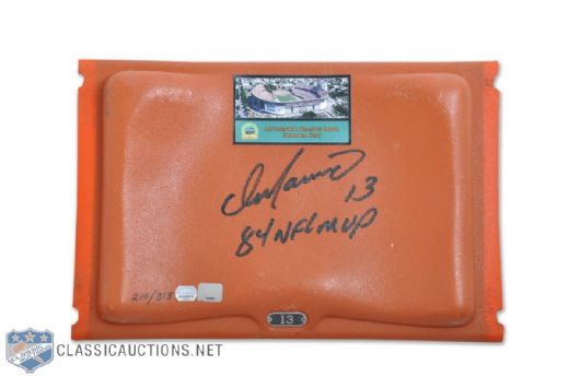 Dan Marino Limited-Edition Autographed Orange Bowl Stadium Seat