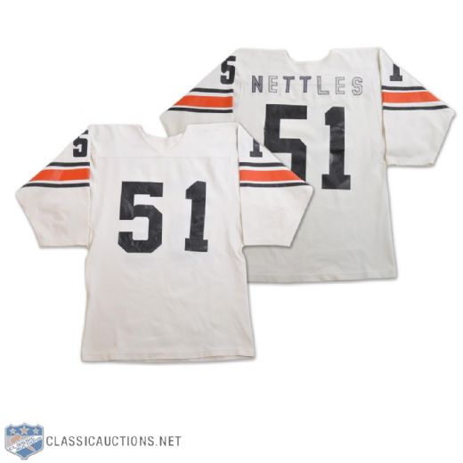 Ray Nettles Mid-1970s British Columbia Lions Game-Worn Jersey  
