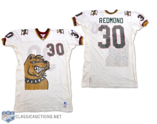 Jamie Redmonds 1995 CFL Memphis Mad Dogs Inaugural Season Game-Worn Jersey