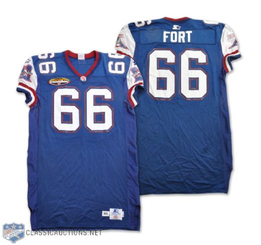 Neal Forts 1996 Montreal Alouettes Game-Worn Jersey