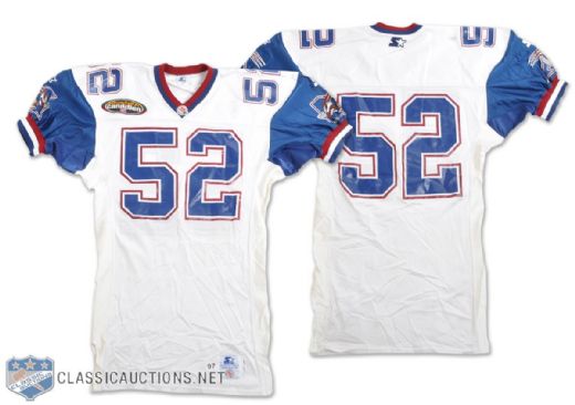 Montreal Alouettes 1997 #52 Game-Worn Jersey