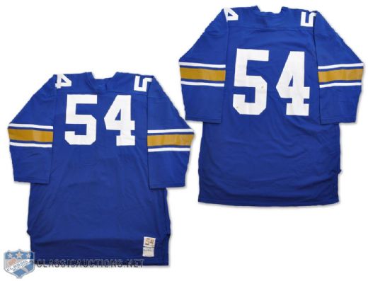 Winnipeg Blue Bombers Early to Mid-1970s #54 Game-Worn Jersey