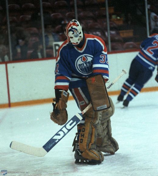 Lot Detail - Grant Fuhr's 1982-83 Edmonton Oilers Game-Worn Jersey ...