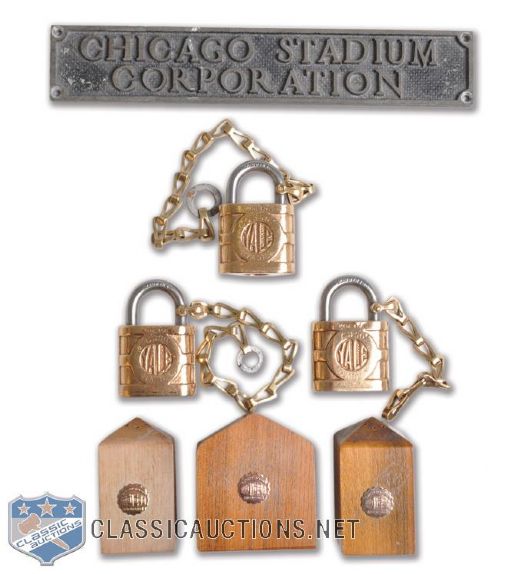 Chicago Stadium Late-1920s Artifacts Collection of 7