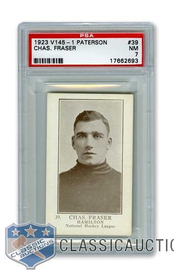 1923-24 William Paterson V145-1 #39 Charles Fraser RC - Graded PSA 7 - Highest Graded!