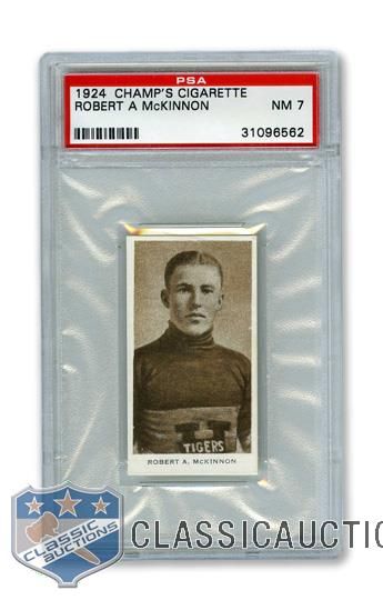 1924-25 Champs Cigarettes C144 Robert McKinnon RC - Graded PSA 7