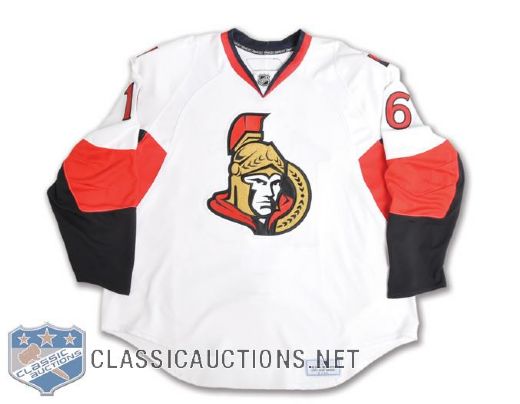 Brian McGrattans 2007-08 Ottawa Senators Game-Worn Jersey with Team LOA