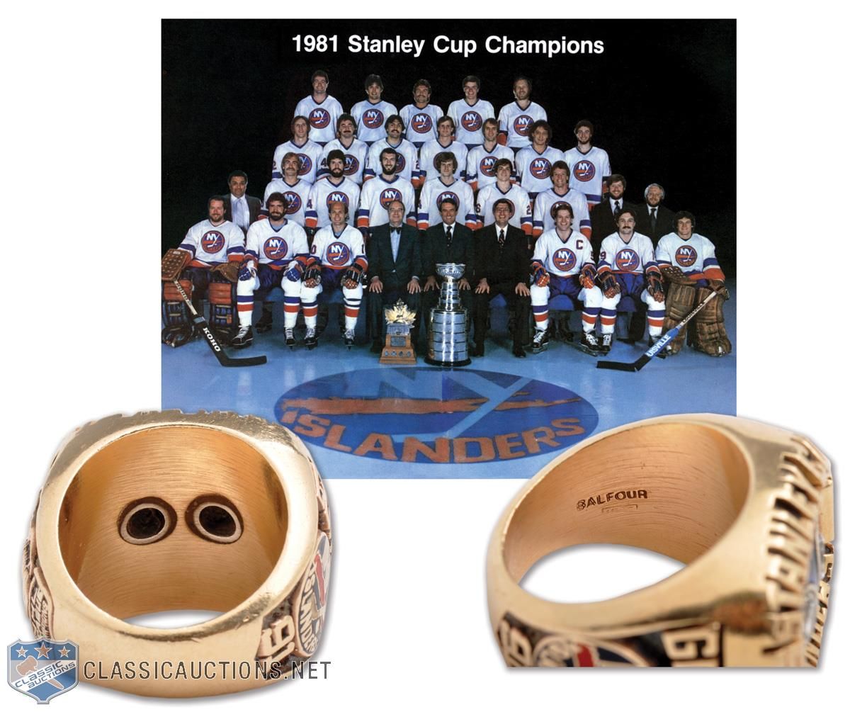 Lot Detail - Robert "Butch" Goring's 1980-81 New York Islanders Stanley ...