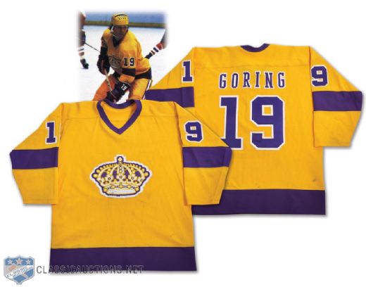 Robert "Butch" Gorings 1977-78 Los Angeles Kings Game-Worn Jersey