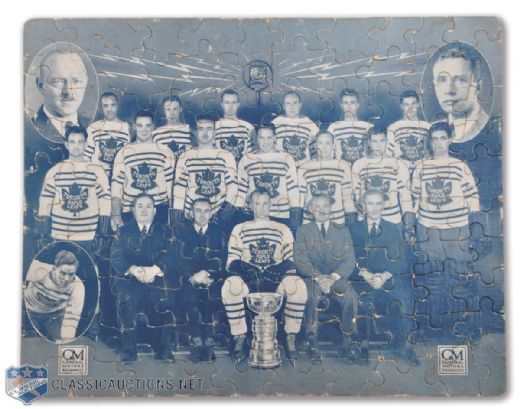 Toronto Maple Leafs 1931-32 Team Photo Jigsaw Puzzle
