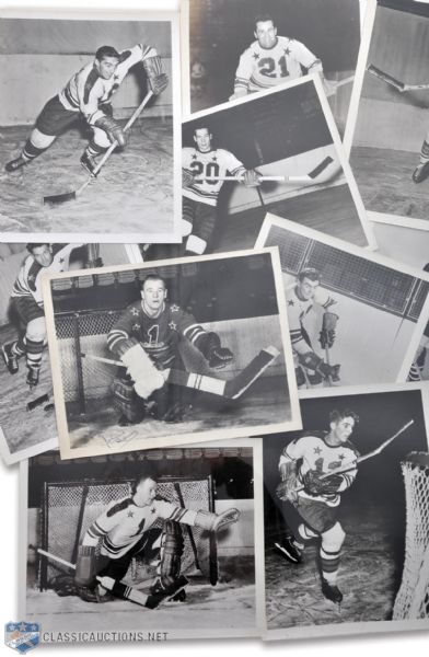 Cleveland Barons Late-1940s to Late-1960s Media / Team-Issued Photo Collection of 106