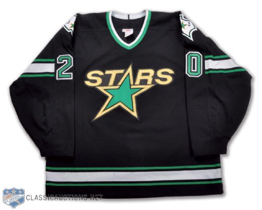 dallas stars game worn jersey