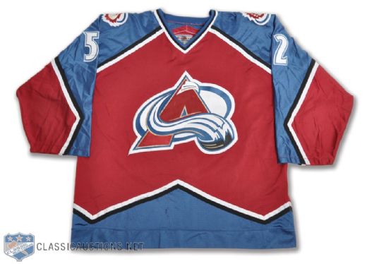 Adam Footes 1996-97 Colorado Avalanche Game-Worn Jersey with Team LOA