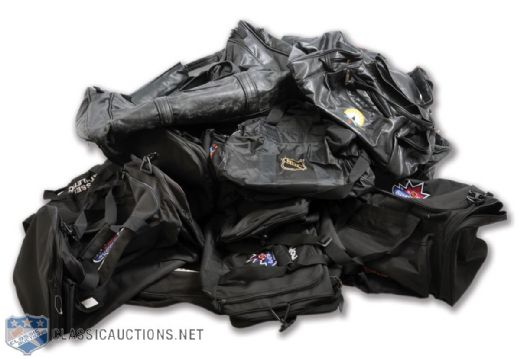Huge NHL All-Star Game Duffel Bag and Windbreaker Collection of 23